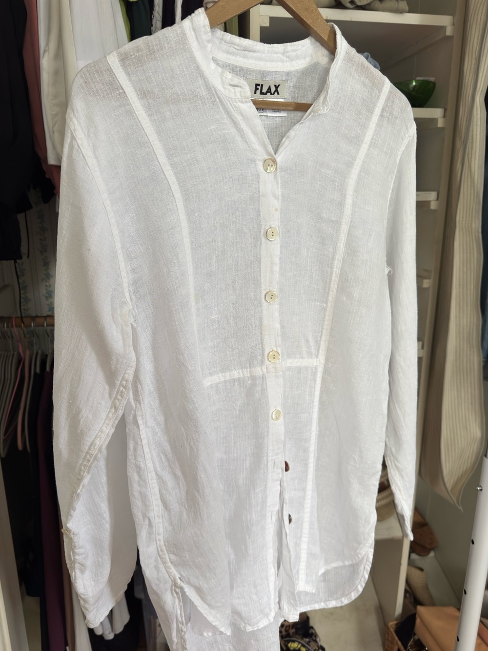 Vintage Flax Linen Tunic